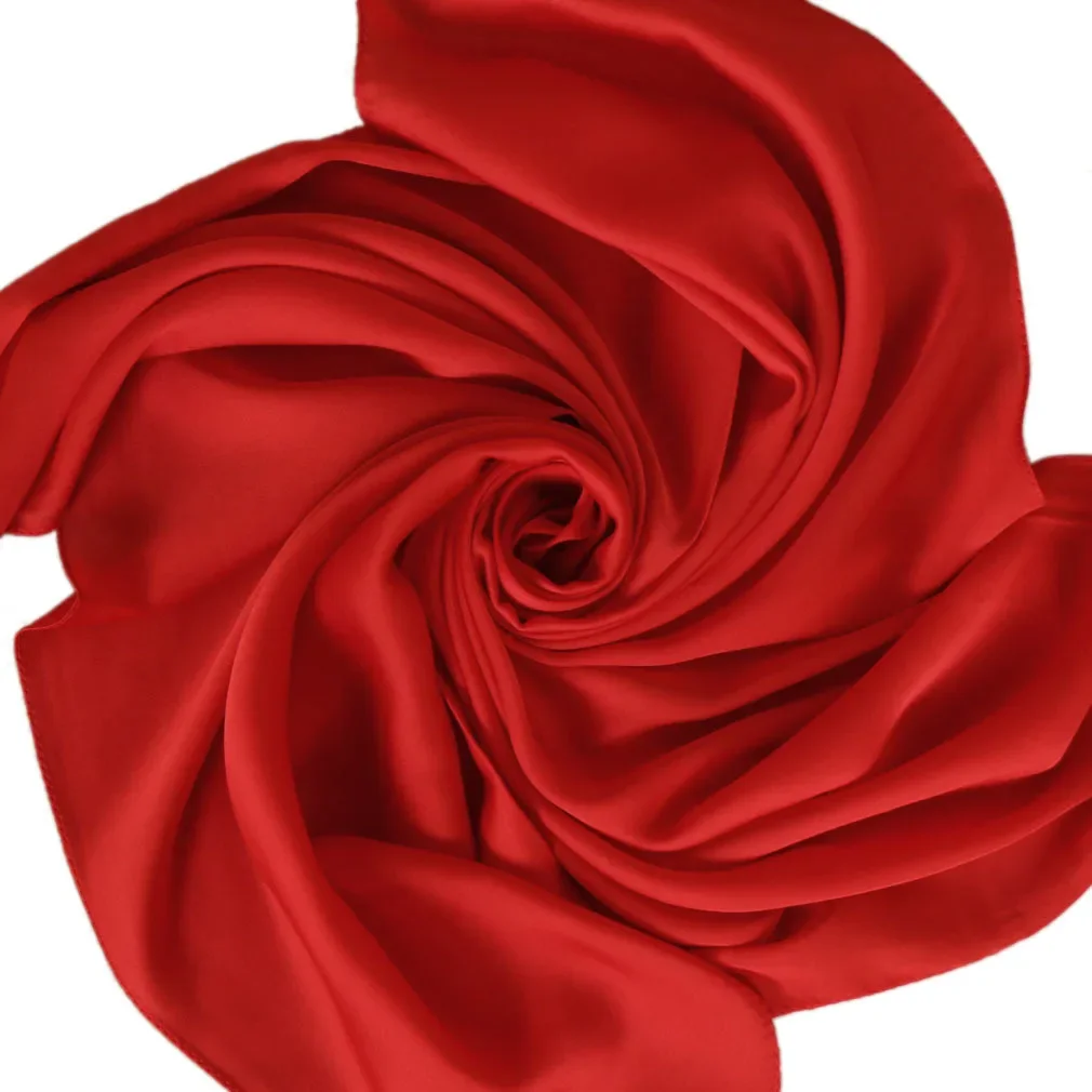 ผ้าพันคอซาตินสำหรับผู้หญิง ขนา - Silk Scarf Square บทวิจารณ์และราคา