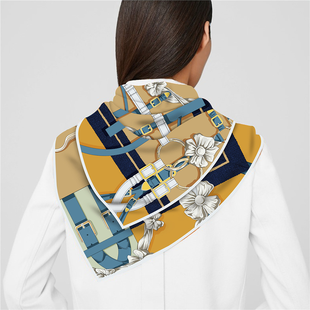 90 ซม.ออกแบบใหม่เข็มขัดผ้าไหมผ - Silk Scarf Square บทวิจารณ์และราคา