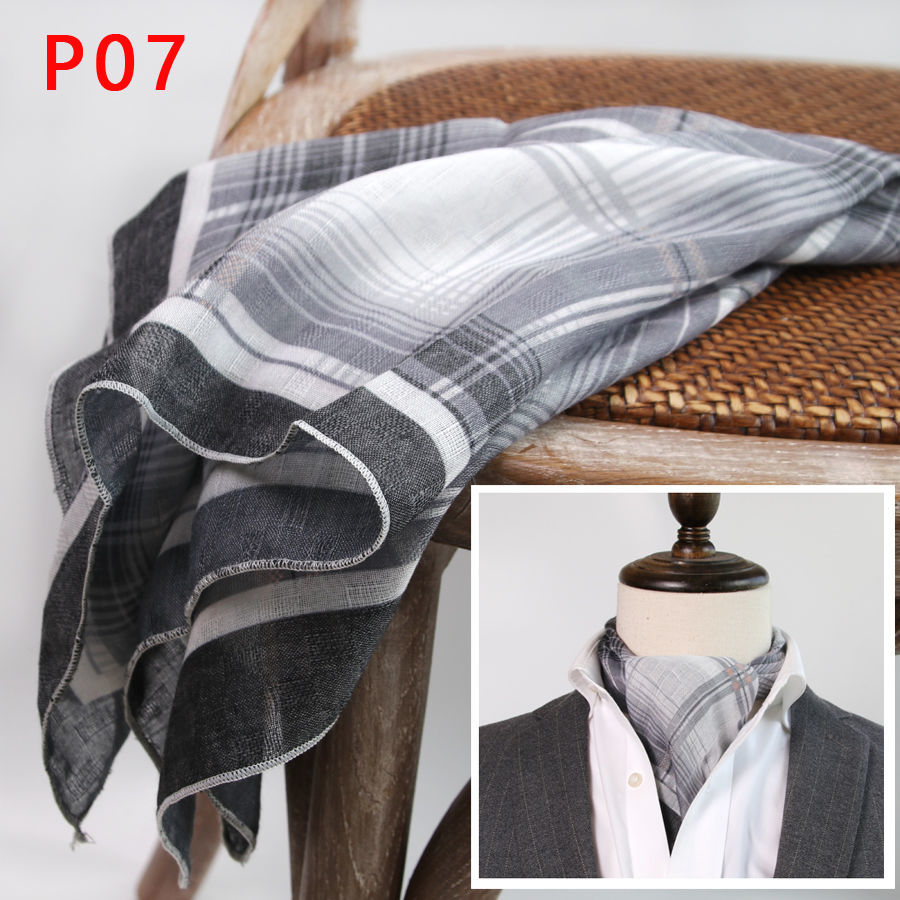 ผ้าพันคอสี่เหลี่ยมจัตุรัสผู้ชา - Silk Scarf Square บทวิจารณ์และราคา