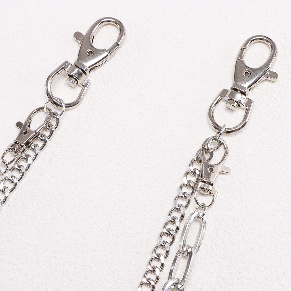 เข็มขัดโซ่กางเกงหมุดโลหะสไตล์พ - Women'S Emo Accessories บทวิจารณ์และราคา