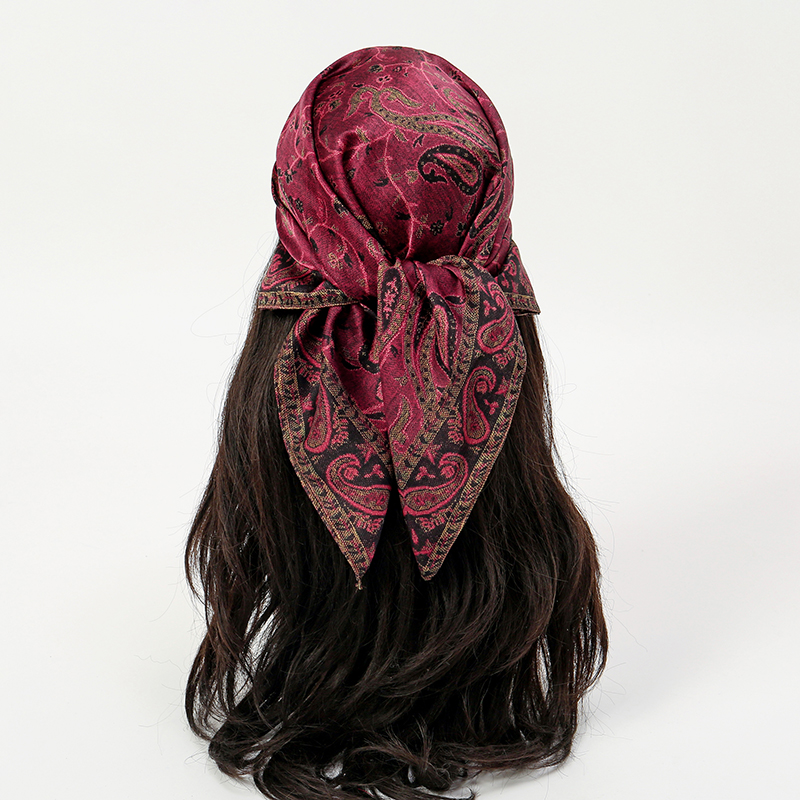 ผ้าพันคอผ้าไหมหรูหรา 70*70 ซม. - Silk Scarf Square บทวิจารณ์และราคา