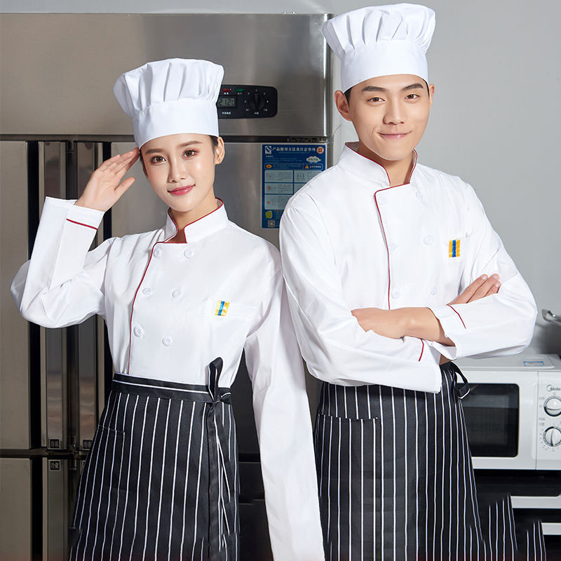 ผู้ชายสีขาวKitchen Chefร้านอาห - Women Kitchen Accessories บทวิจารณ์และราคา